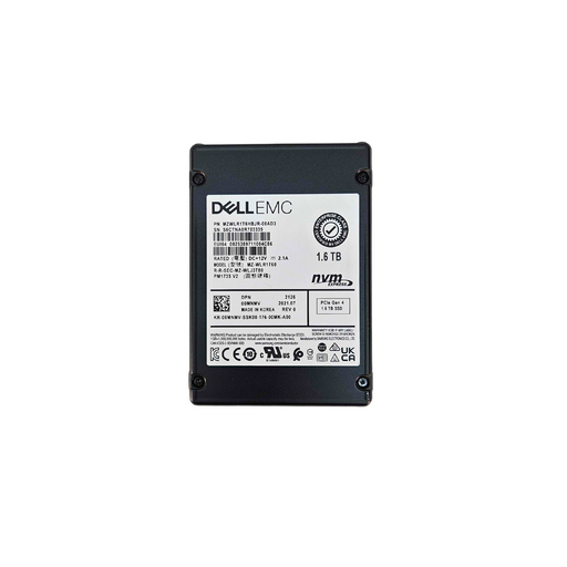 Dell/EMC PM1735 1.6TB NVMe PCIe U.2 Gen4 SSD Solid State Drive 2.5" (0MNMV)
