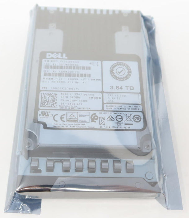 Dell PX05SRB384Y 0XCRDV Dell 3.84TB 12Gb/s RI SAS SSD 2.5" Drive