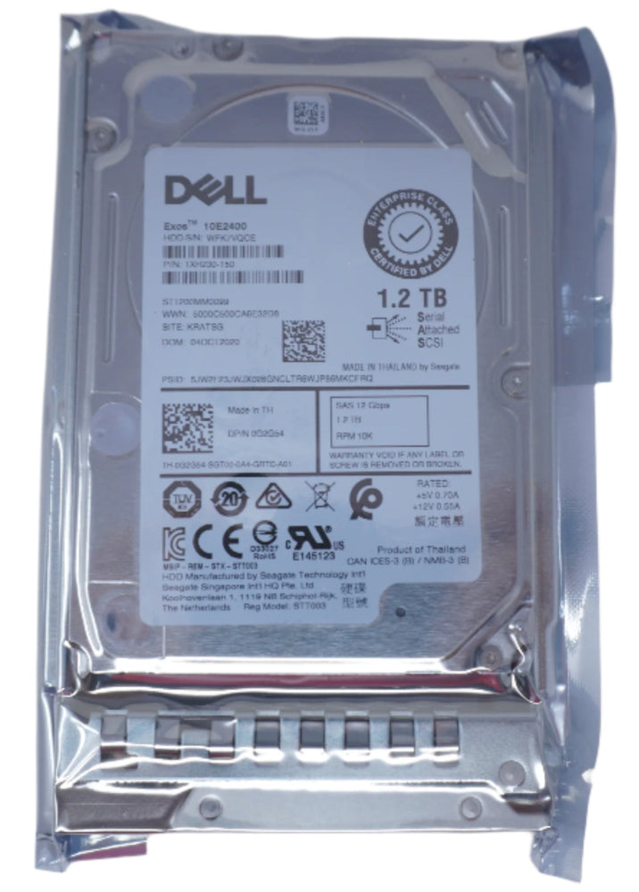 Dell 1.2TB SAS 10k 2.5" 12G Hard Drive G2G54