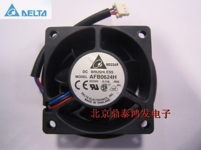 Delta AFB0624H 60x60x25mm 24V DC 0.11A Axial Cooling Fan