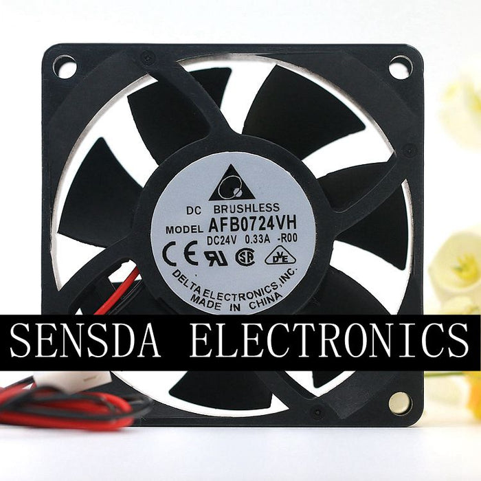 Delta AFB0724VH 70x70x25mm 24V DC 0.33A Axial Cooling Fan