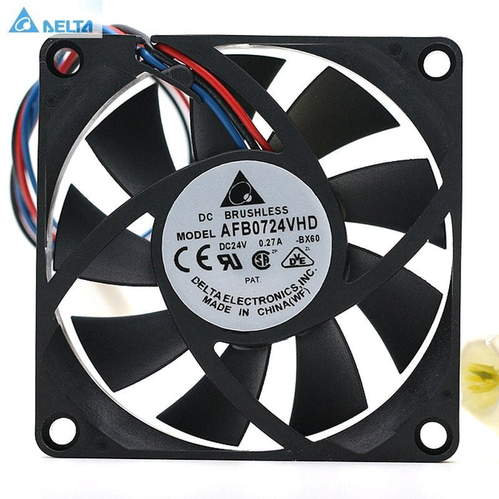 Delta AFB0724VHD 70x70x20mm 24V DC 0.27A Axial Cooling Fan
