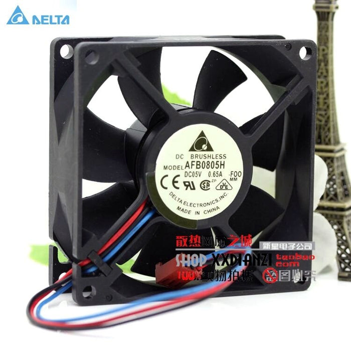 Delta AFB0805H 80x80x25mm 5V DC Axial Cooling Fan