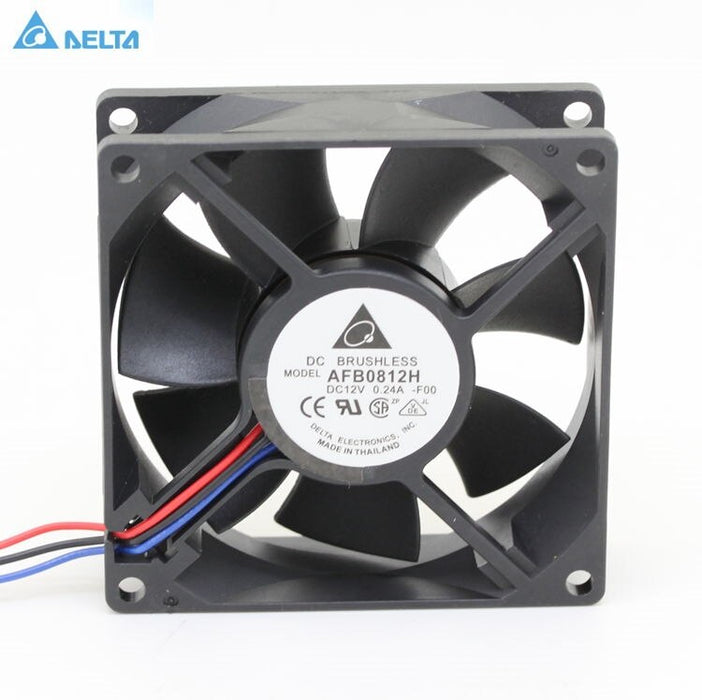 Delta AFB0812H 80x80x25mm 12V DC 0.24A Axial Cooling Fan