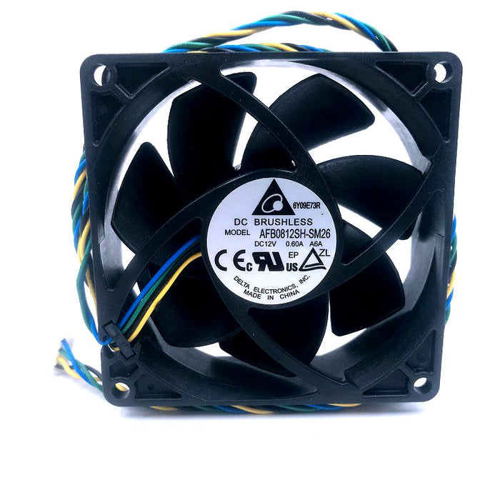 Delta AFB0812SH-SM26 80x80x25mm 12V DC Axial Cooling Fan