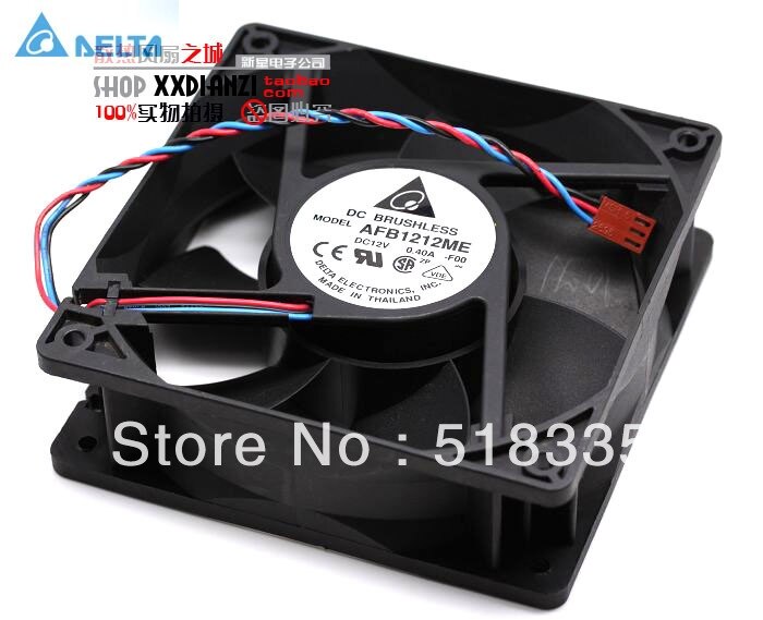 Delta AFB1212ME 120x120x38mm 12V DC 0.4A Axial Cooling Fan