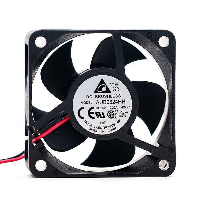 Delta AUB0624HH 60x60x25mm 24V DC 0.22A Axial Cooling Fan
