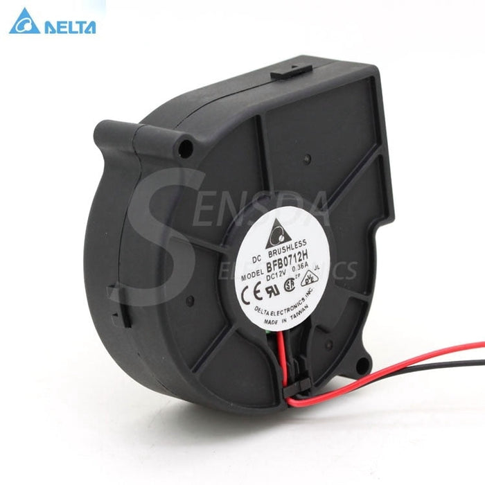 Delta BFB0712H 75x75x30mm 12V DC 0.36A Axial Cooling Fan