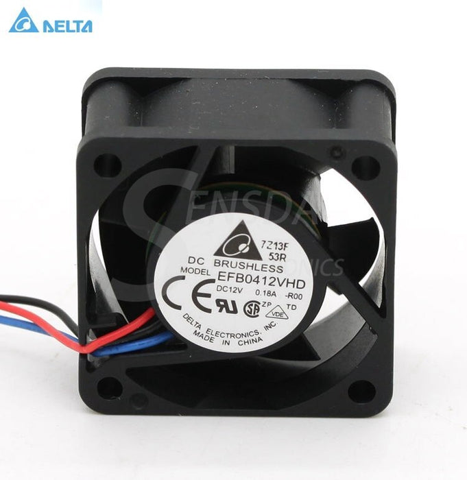 Delta EFB0412VHD 40x40x20mm 12V DC 0.12A DC Axial Fan