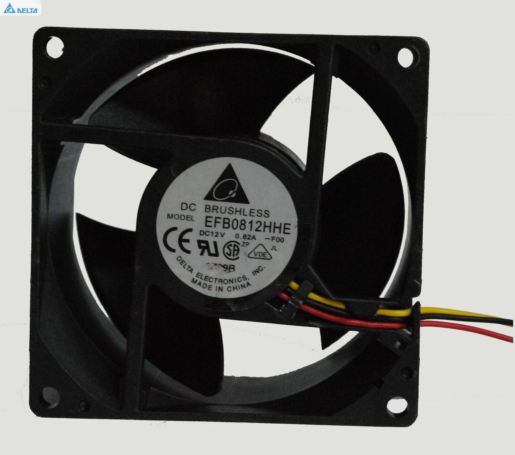 Delta EFB0812HHE 80x80x38mm 12V DC 0.62A Axial Cooling Fan