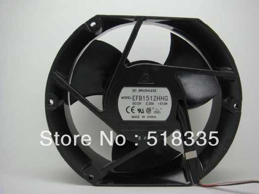 Delta EFB1512HHG 172x150x50.8mm 12V DC 1.79A Axial Cooling Fan