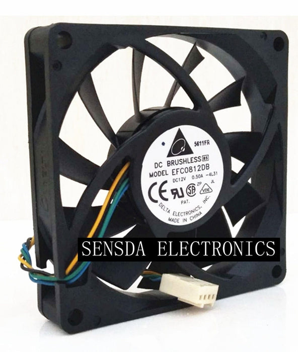 Delta EFC0812DB 80x80x15mm 12V DC 0.33A DC Axial Fan