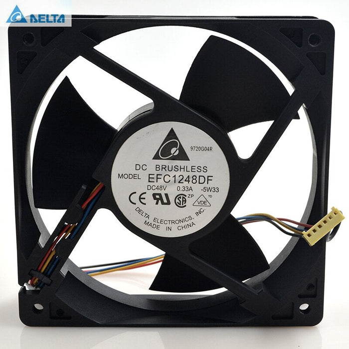 Delta EFC1248DF 120x120x32mm 48V DC 0.33A 4-Wire Axial Cooling Fan