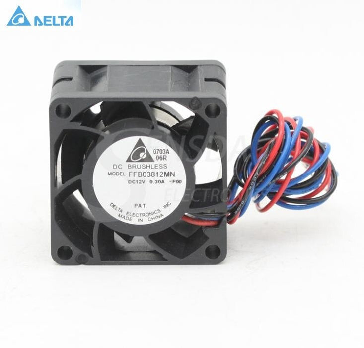 Delta FFB03812MN 38x38x28mm 12V DC 0.30A Axial Cooling Fan
