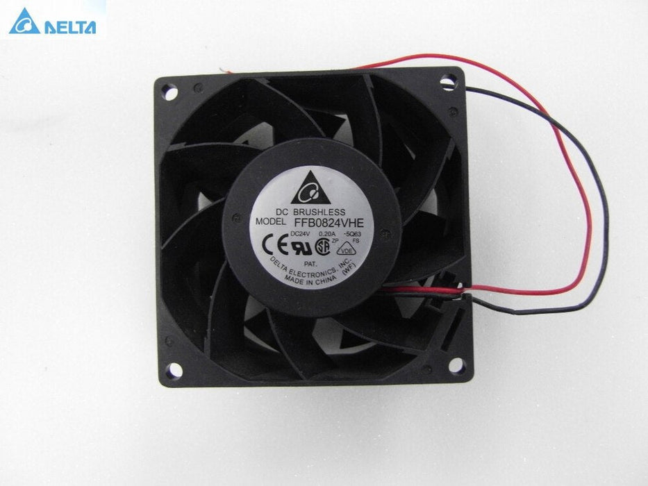 Delta FFB0824VHE 80x80x38mm 24V DC 0.25A Axial Cooling Fan
