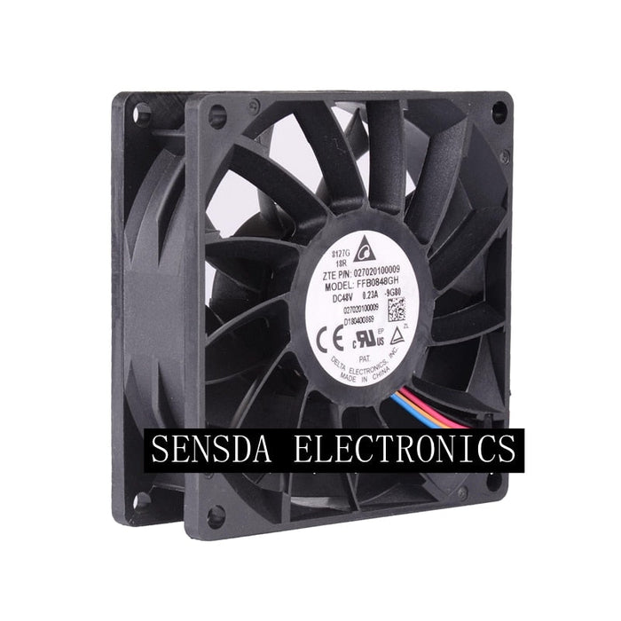 Delta FFB0848GH 80x80x25mm 48V DC 0.23A Axial Cooling Fan