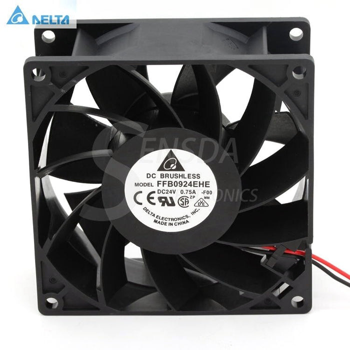 Delta FFB0924EHE 92x92x38mm 24V DC 0.75A Axial Cooling Fan