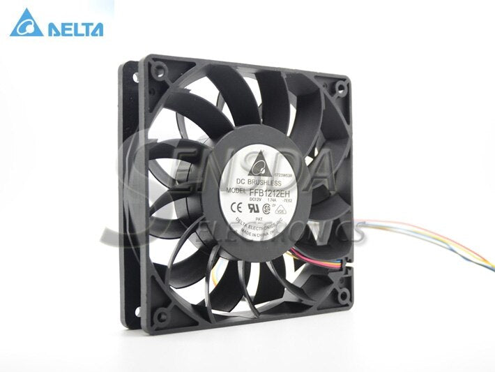 Delta FFB1212EH 120x120x25mm 12V DC 1.74A Axial Cooling Fan