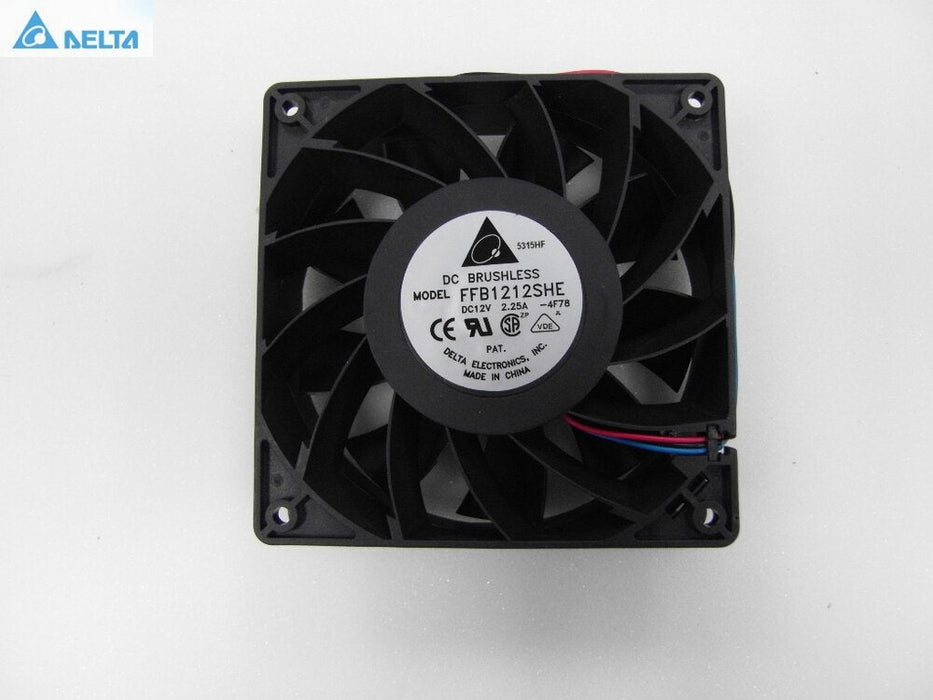 Delta FFB1212SHE 120x120x38mm 12V DC 2.25A Axial Cooling Fan