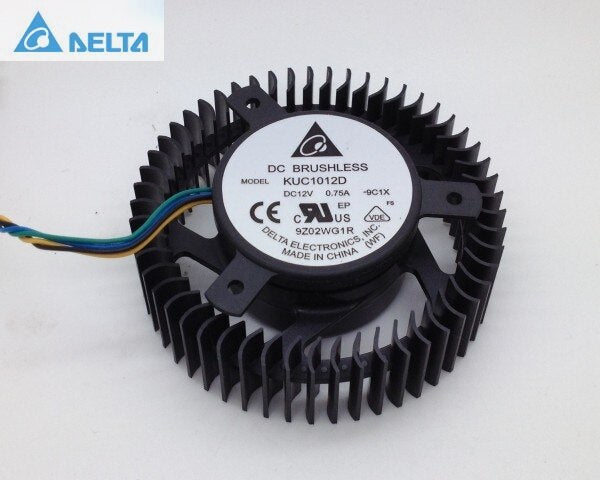 Delta KUC1012D 12V DC 0.75A DC Blower Fan