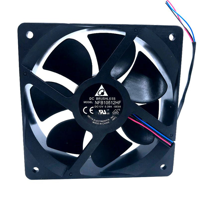 Delta NFB10512HF 105x105x32mm 12V DC 0.39A 3-Wire Axial Cooling Fan