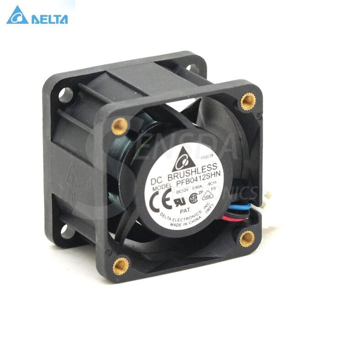 Delta PFB0412SHN 40x40x28mm 12V DC 0.6A Axial Cooling Fan