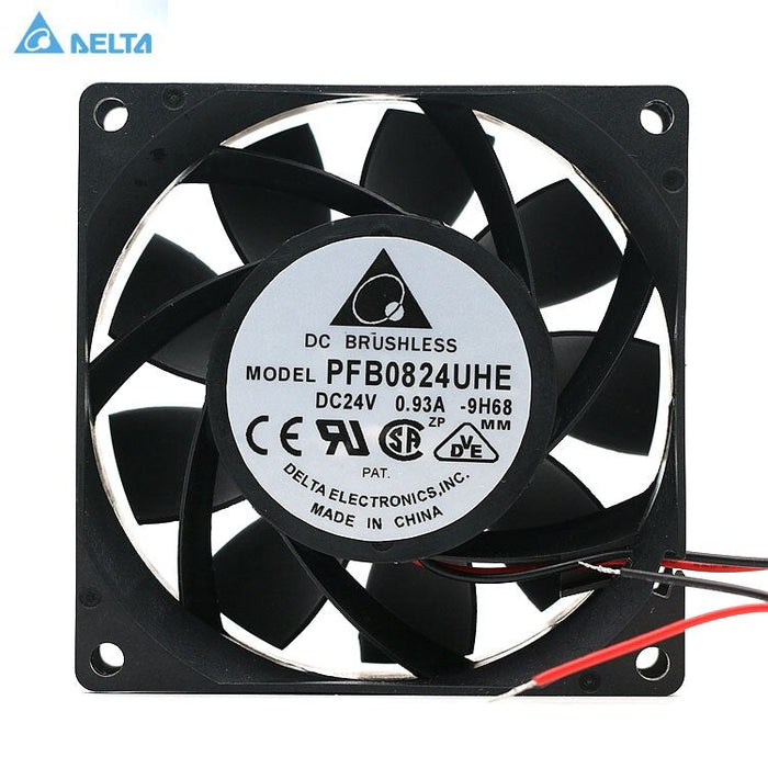Delta PFB0824UHE 80x80x38mm 24V DC 0.93A Axial Cooling Fan