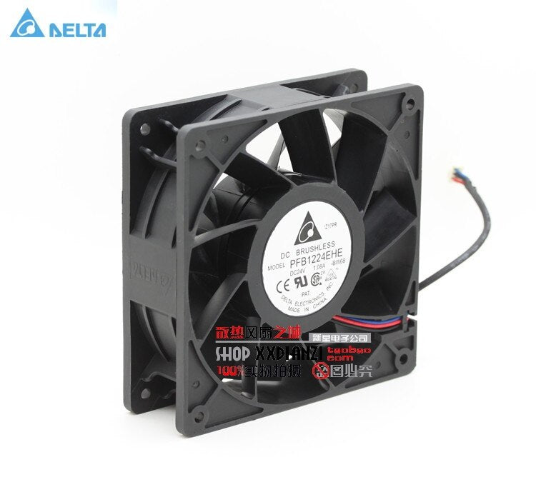 Delta PFB1224EHE 120x120x38mm 24V DC 1.08A Axial Cooling Fan