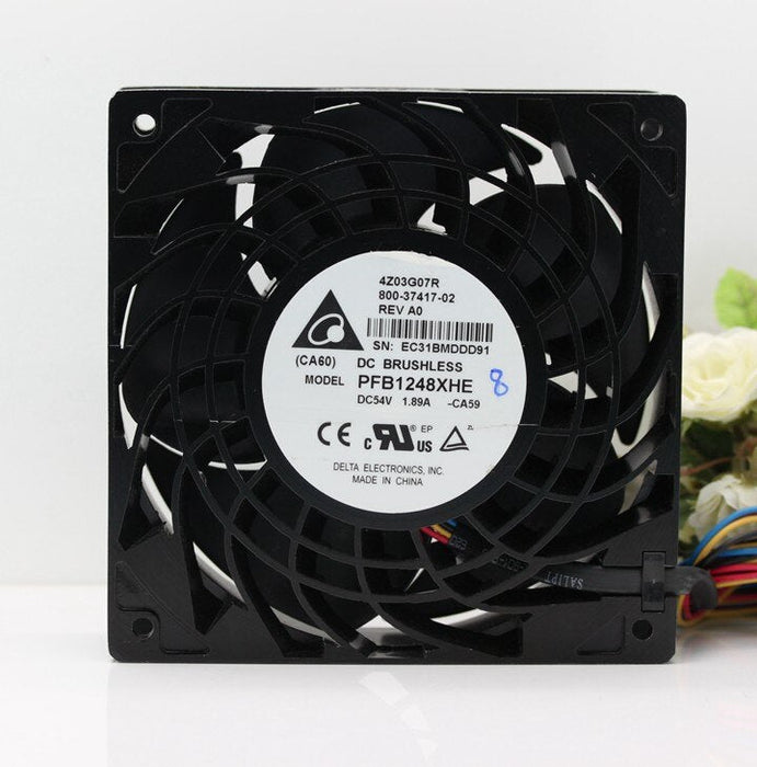 Delta PFB1248XHE 120x120x38mm 48V DC 1.92A Axial Cooling Fan