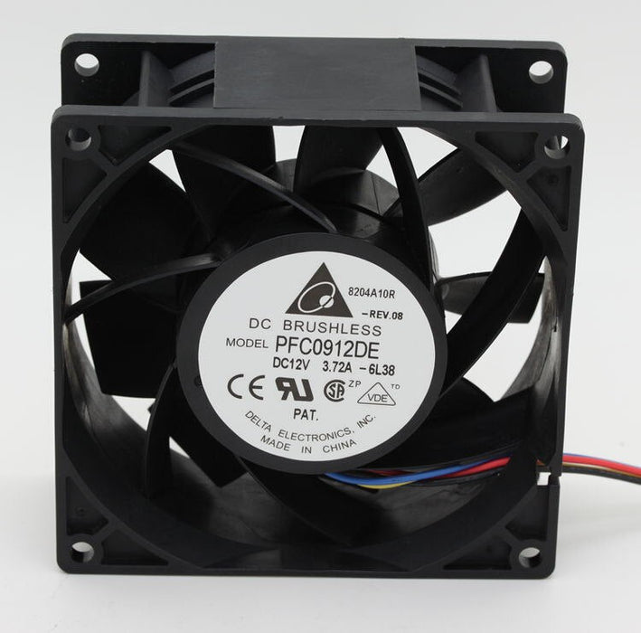 Delta PFC0912DE 90x90x38mm 12V DC 4.32A Axial Cooling Fan