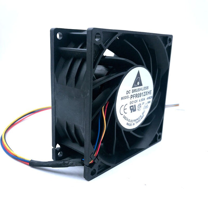Delta PFR0912XHE 90x90x38mm 12V DC 4.5A Axial Cooling Fan