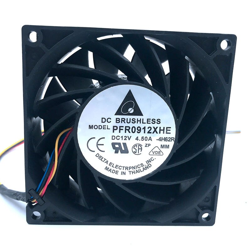 Delta PFR0912XHE 90x90x38mm 12V DC 4.5A Axial Cooling Fan