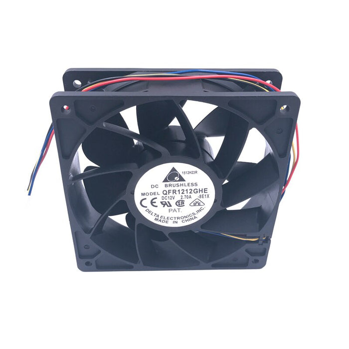 Delta QFR1212GHE 120x120x38mm 12V DC 2.70A Axial Cooling Fan
