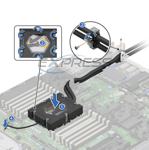 Direct Liquid Cooling (DLC) Heatsink | Refurbished Dell PowerEdge R6715