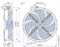FN063-VDF.6N.V7P7 ZIEHL-ABEGG Axial Fan 3~380/480V 2.6kW 5A