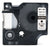 Dymo Black Print/Clear Tape, 1/2 X 23 - 45010
