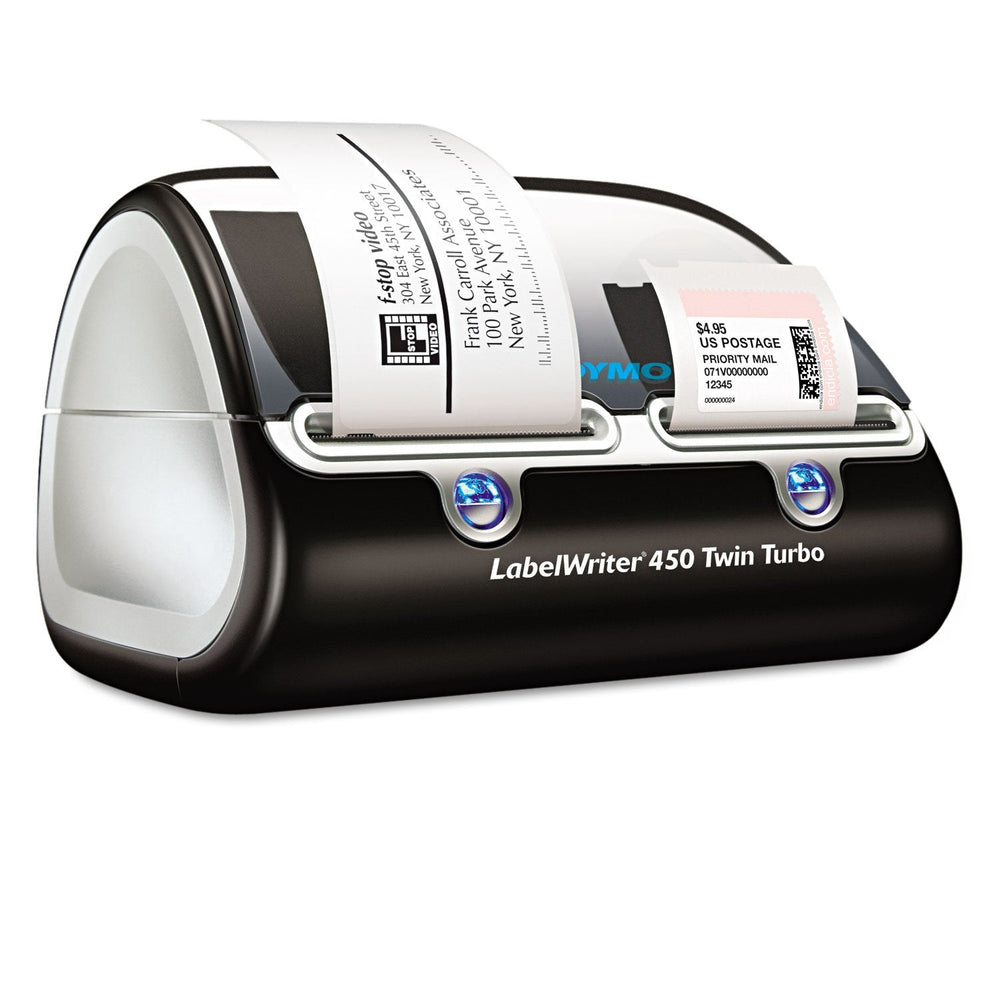 Dymo LabelWriter 450 Twin Turbo 600 x 300 dpi 71 lpm USB Direct Thermal Desktop Label Printer - 1752266
