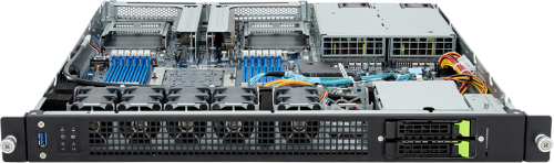 Gigabyte E163-Z34-ACH1 1U UP EPYC9005 9004 2x2.5 Gen5 NVMe SATA Server