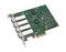 E1G44HFBLK - Intel I340-F4 Gigabit Ethernet Server Adapter 4x Multimode (850nm) SFP Module