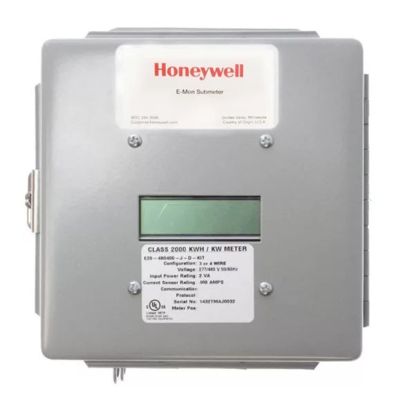 E20-4801600R-D-KIT | Class 2000 Meter, 277/480V, 1600A, NEMA 4X Enclosure, Pulse Output, Demand, 3 Split-Core Current Sensors with 2V Output | Honeywell