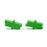 E2000/LSH Simplex Single Mode Plastic Fiber Optic Adapter/Coupler with Flange