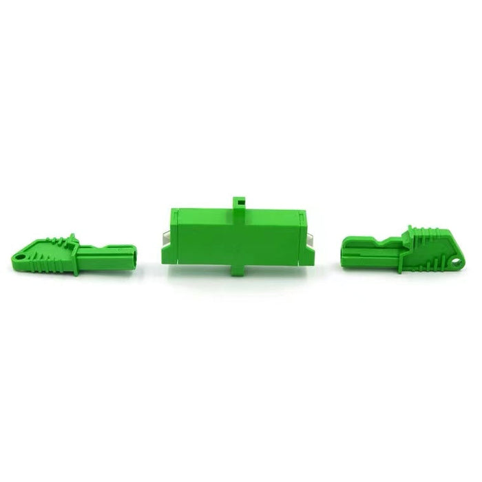 E2000/LSH Simplex Single Mode Plastic Fiber Optic Adapter/Coupler with Flange