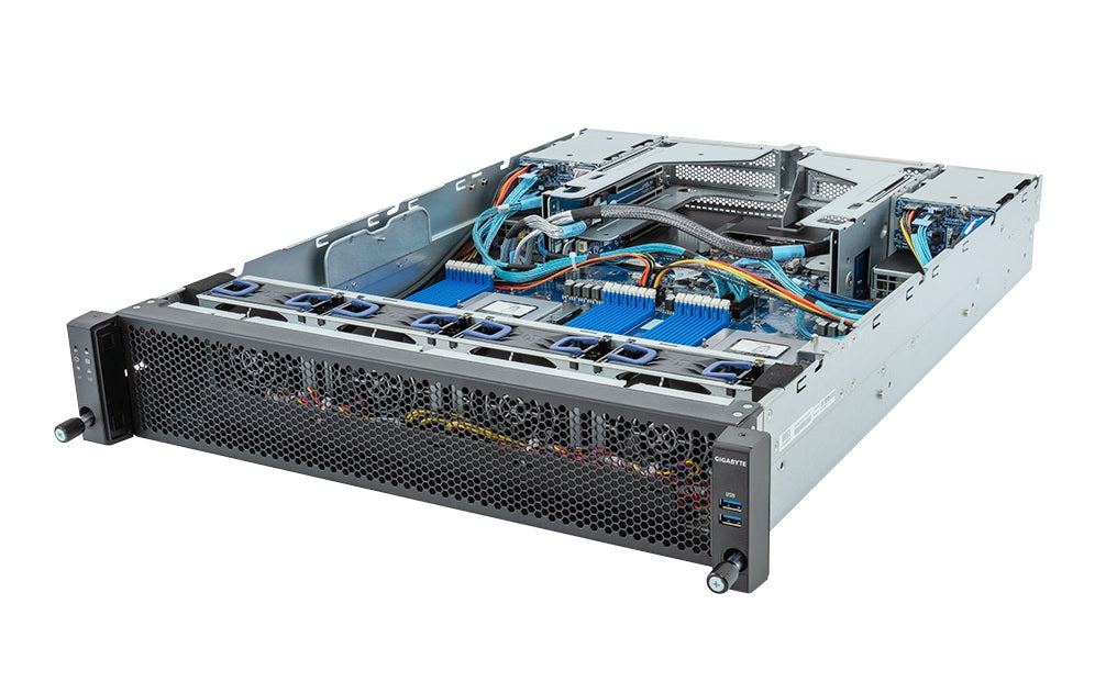Gigabyte E283-Z90-ACV1 2U AMD EPYC 384 Core 8 Slots Barebone Server