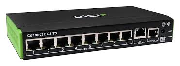 Digi International Connect EZ EZ08-TS00-GLB 10-Port 1 Gbps Wired Ethernet Terminal Server