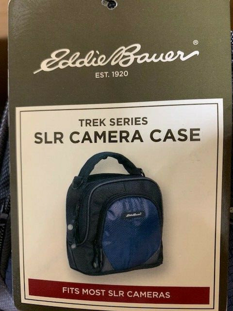 EBTRSLR-BLU I Eddie Bauer Trek Series SLR Nylon Camera Case Bag BRAND NEW