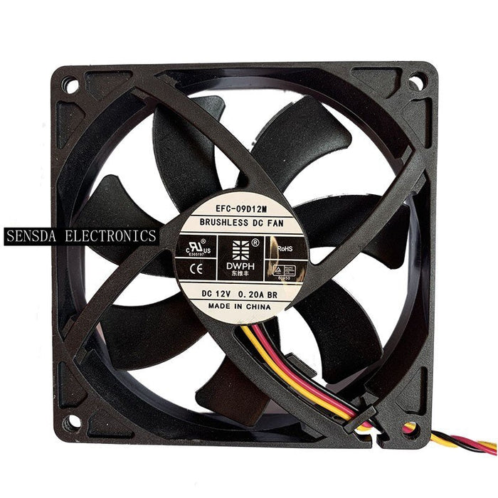 EFC-09D12DM 12V DC 0.20A Axial Cooling Fan