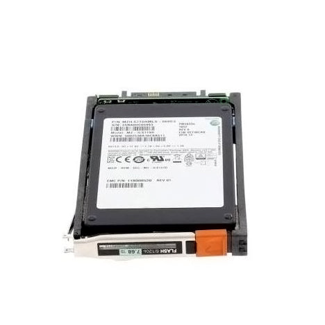 EMC D3NF-2SFXL2-7680 7.68TB 2.5inch SAS-6Gbps SSD | USED