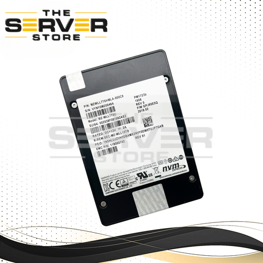 EMC Samsung PM1723b 7.68TB NVMe x4 SED U.2 2.5" SSD MZWLL7T6HMLA-000C9 MZ-WLL7T6C 118000742