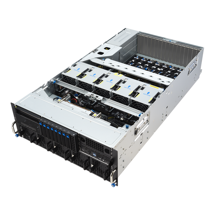 ASUS ESC8000-E12-32W 4U Dual Intel Xeon 128-Core 8×GPU NVMe PCIe Gen5 GPU Server