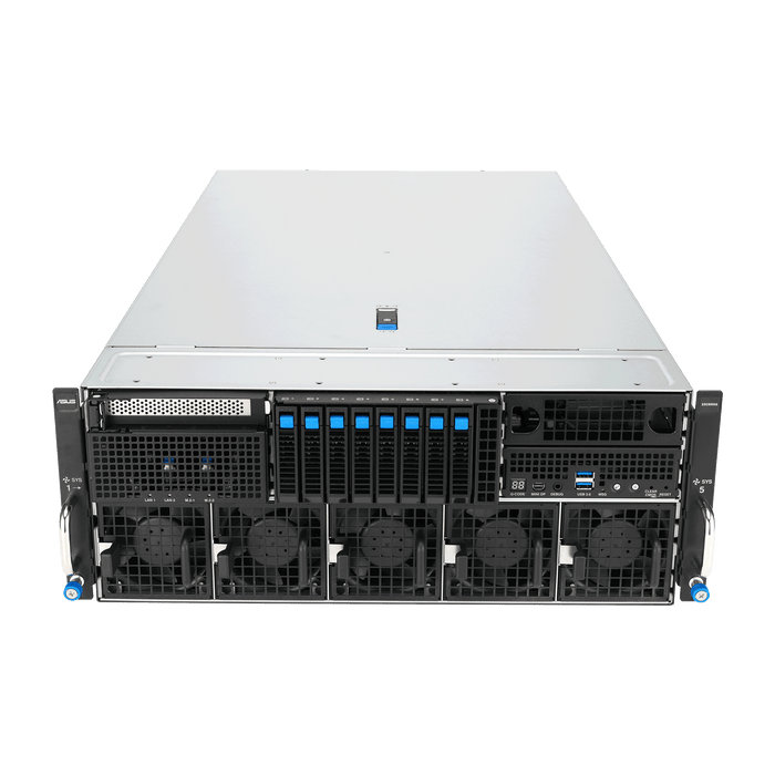ASUS ESC8000-E12-32W 4U Dual Intel Xeon 128-Core 8×GPU NVMe PCIe Gen5 GPU Server